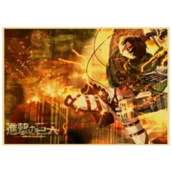 Poster Livaï Attaque éclair - District SNK