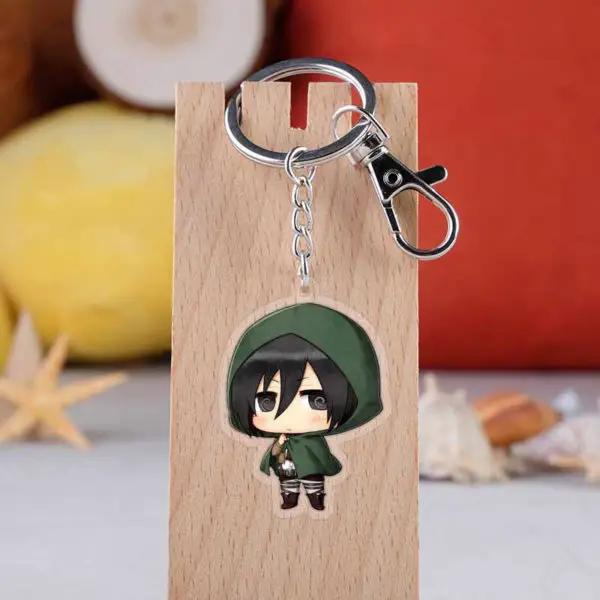 Porte Clés Mikasa En Capuche - District SNK 1 Porte Clés Mikasa En Capuche - District SNK
