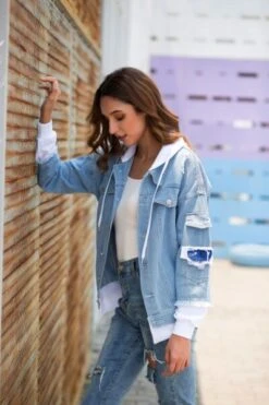 Veste Denim Bleu Brigade D'entrainement Blanc - District SNK -Titan Cosplay Soldes Magasin 590dcf78 2fb6 4258 8aaf bc8d14bb4f1e 8