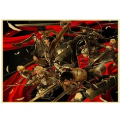 Poster Attaque De La Brigade D'entrainement - District SNK