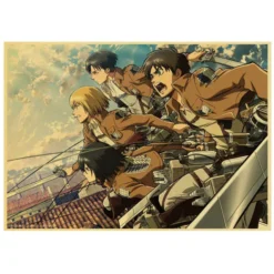 Poster Escouade Livaï - District SNK