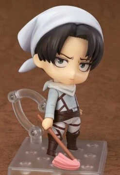 Figurine Livaï Ménage Kawaii - District SNK 8 Figurine Livaï Ménage Kawaii - District SNK -Titan Cosplay Soldes Magasin Figurine Livai menage kawaii serpilliere