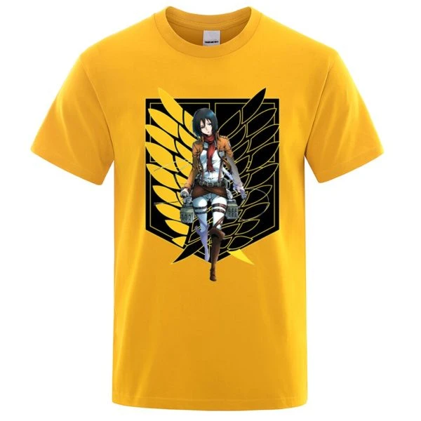 T-Shirt Mikasa Ailes Jaunes - District SNK 9 T-Shirt Mikasa Ailes Jaunes - District SNK – Image 9