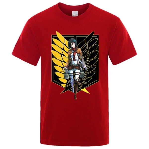 T-Shirt Mikasa Ailes Jaunes - District SNK 8 T-Shirt Mikasa Ailes Jaunes - District SNK – Image 8