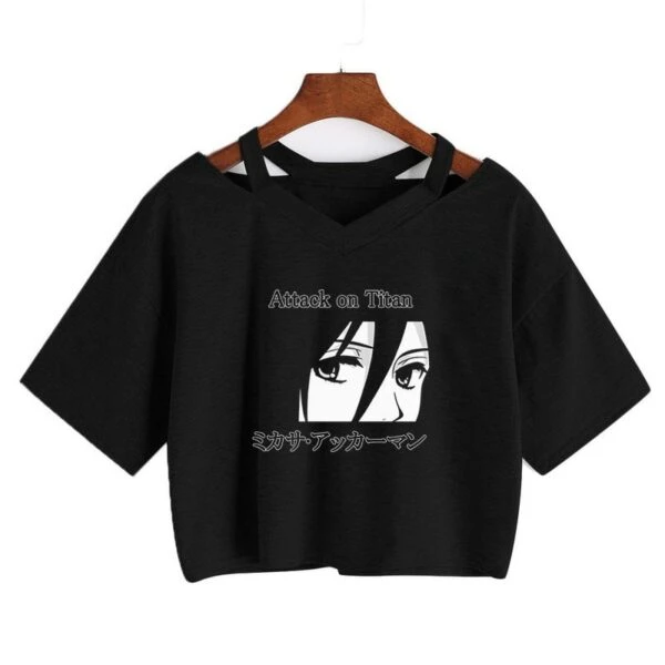 Crop Top Yeux Mikasa - District SNK 2 Crop Top Yeux Mikasa - District SNK – Image 2