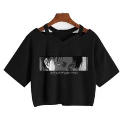 Crop Top I'm Watching You N&B - District SNK