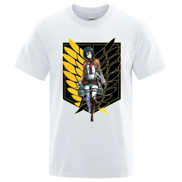 T-Shirt Mikasa Ailes Jaunes - District SNK 2 T-Shirt Mikasa Ailes Jaunes - District SNK – Image 2