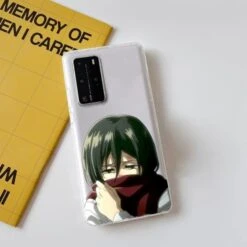 Coque Huawei Transparente Mikasa écharpe - District SNK
