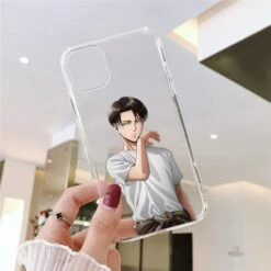Coque IPhone Transparente Livaï T-shirt - District SNK