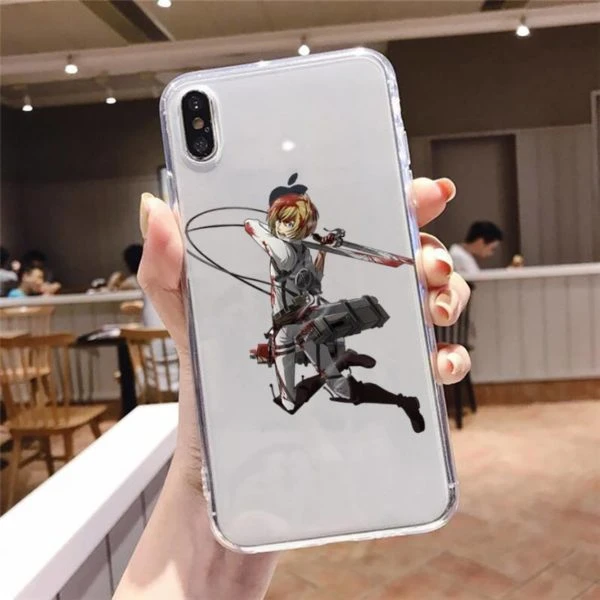 Coque IPhone Transparente Armin En Blanc - District SNK 1 Coque IPhone Transparente Armin En Blanc - District SNK