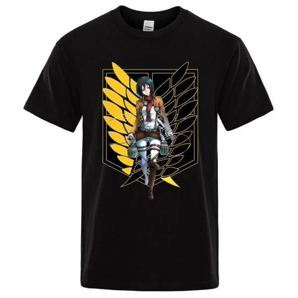T-Shirt Mikasa Ailes Jaunes - District SNK 10 T-Shirt Mikasa Ailes Jaunes - District SNK – Image 10
