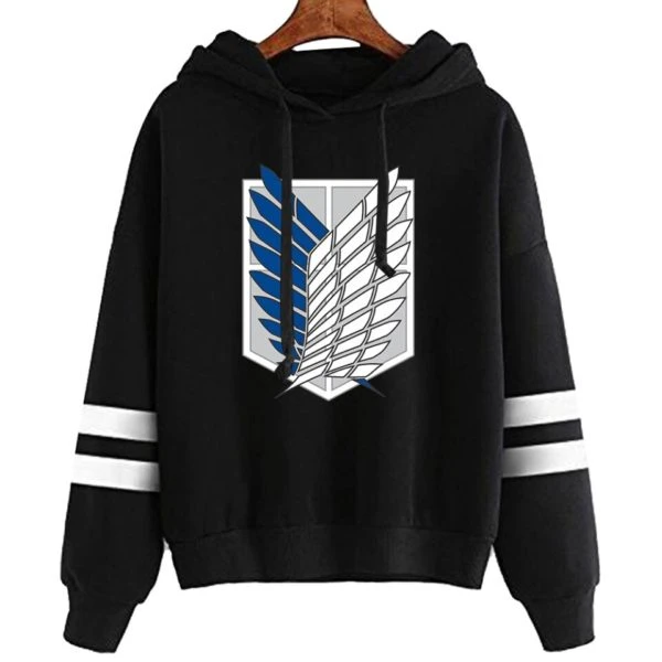 Hoodie Ailes De La Liberté Rayures - District SNK 1 Hoodie Ailes De La Liberté Rayures - District SNK