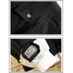 Veste Denim Noir Titan Colossal - District SNK -Titan Cosplay Soldes Magasin H62a6ec1d334d4262a068a0704e60e481o