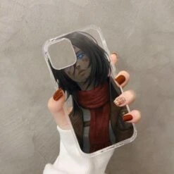 Coque IPhone Transparente Mikasa Réaliste - District SNK