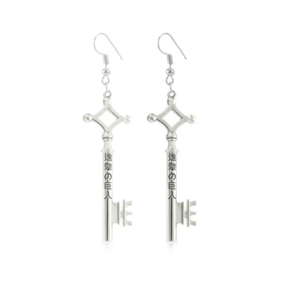 Boucles D'oreilles Clé D'Eren - District SNK 6 Boucles D'oreilles Clé D'Eren - District SNK – Image 6
