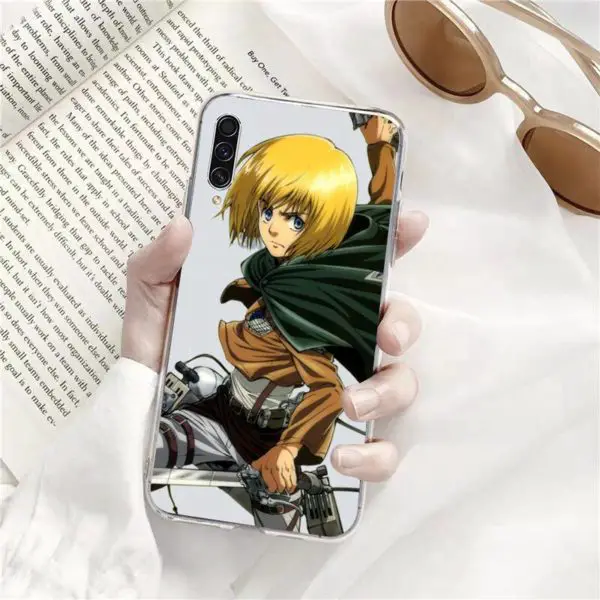 Coque Samsung Transparente Armin Arlert Combat - District SNK 1 Coque Samsung Transparente Armin Arlert Combat - District SNK