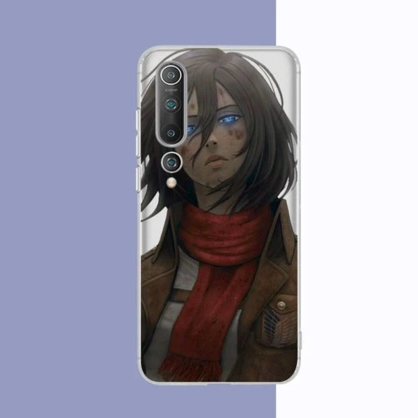 Coque Xiaomi Transparente Mikasa Réaliste - District SNK 1 Coque Xiaomi Transparente Mikasa Réaliste - District SNK