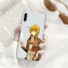 Coque Samsung Transparente Armin Tient Une Feuille - District SNK