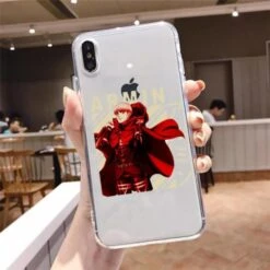 Coque IPhone Transparente Armin Lumière Rouge - District SNK