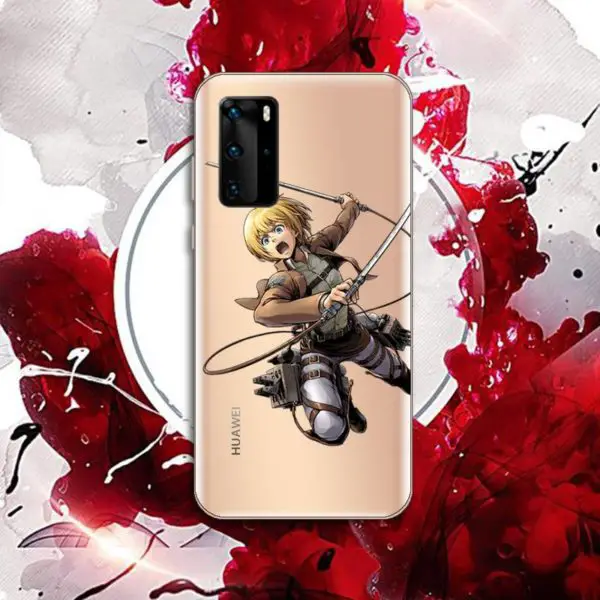 Coque Huawei Transparente Armin Arlert Offensif - District SNK 1 Coque Huawei Transparente Armin Arlert Offensif - District SNK