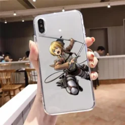 Coque IPhone Transparente Armin Arlert Offensif - District SNK