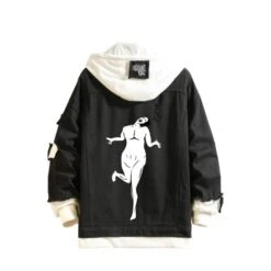 Veste Denim Noir Titan Déviant - District SNK