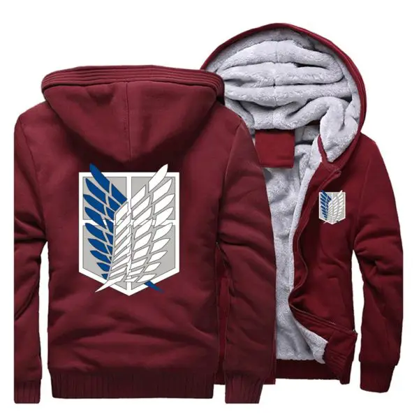 Sweat Zippé à Capuche En Molleton Bataillon D'exploration - District SNK 2 Sweat Zippé à Capuche En Molleton Bataillon D'exploration - District SNK – Image 2