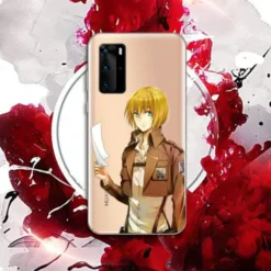 Coque Huawei Transparente Armin Tient Une Feuille - District SNK