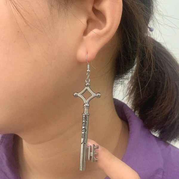 Boucles D'oreilles Clé D'Eren - District SNK 7 Boucles D'oreilles Clé D'Eren - District SNK – Image 7