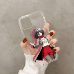 Coque IPhone Transparente Mikasa élégante - District SNK