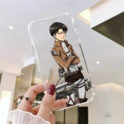 Coque IPhone Transparente Caporal Livaï Ackerman - District SNK