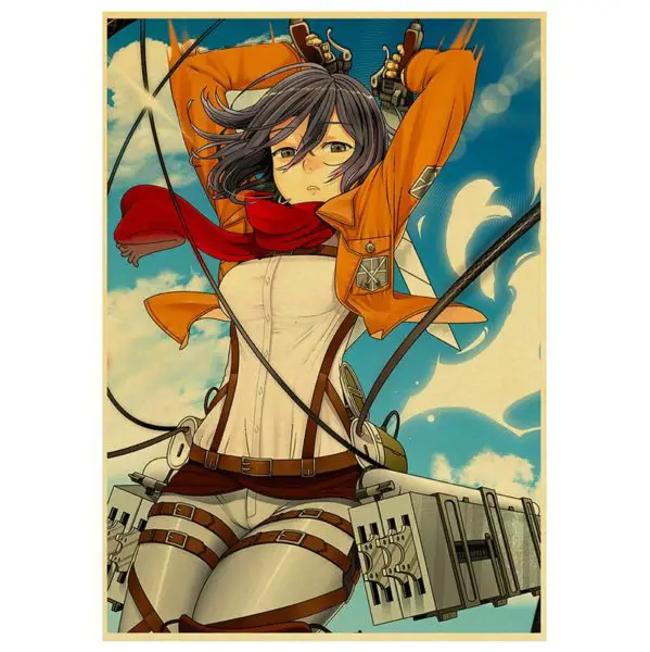 Poster Mikasa Attaque Sexy - District SNK 1 Poster Mikasa Attaque Sexy - District SNK