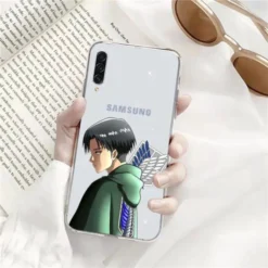 Coque Samsung Transparente Livaï Emblème Bataillon - District SNK