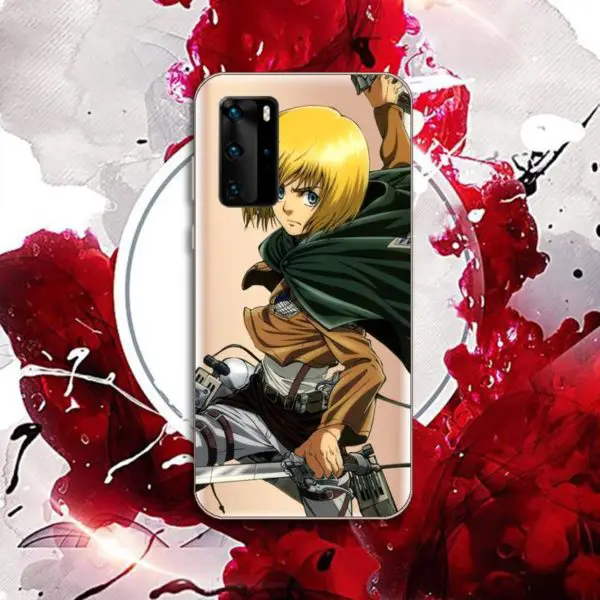 Coque Huawei Transparente Armin Arlert Combat - District SNK 1 Coque Huawei Transparente Armin Arlert Combat - District SNK