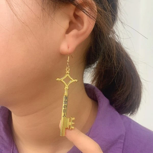 Boucles D'oreilles Clé D'Eren - District SNK 5 Boucles D'oreilles Clé D'Eren - District SNK – Image 5