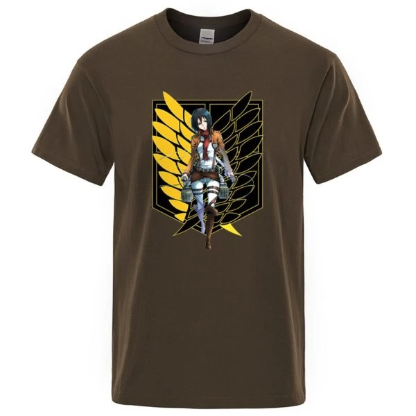 T-Shirt Mikasa Ailes Jaunes - District SNK 5 T-Shirt Mikasa Ailes Jaunes - District SNK – Image 5