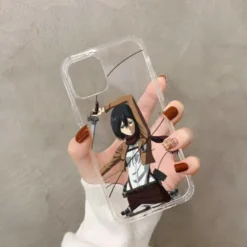 Coque IPhone Transparente Mikasa En Mouvement - District SNK