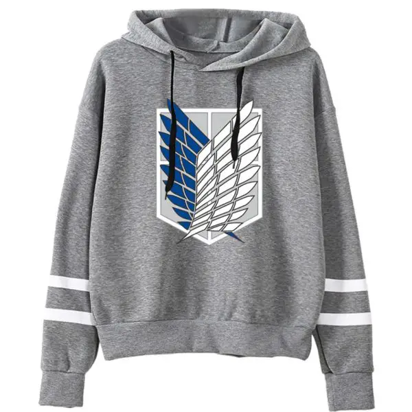 Hoodie Ailes De La Liberté Rayures - District SNK 4 Hoodie Ailes De La Liberté Rayures - District SNK – Image 4