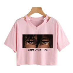 Crop Top Mikasa Anéantie - District SNK 5 Crop Top Mikasa Anéantie - District SNK -Titan Cosplay Soldes Magasin Hec6e72a244a344acb45a2e0b31b55304V
