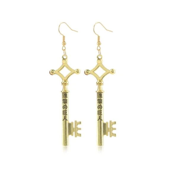 Boucles D'oreilles Clé D'Eren - District SNK 2 Boucles D'oreilles Clé D'Eren - District SNK – Image 2