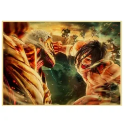 Poster Titan Assaillant Vs Titan Cuirassé - District SNK