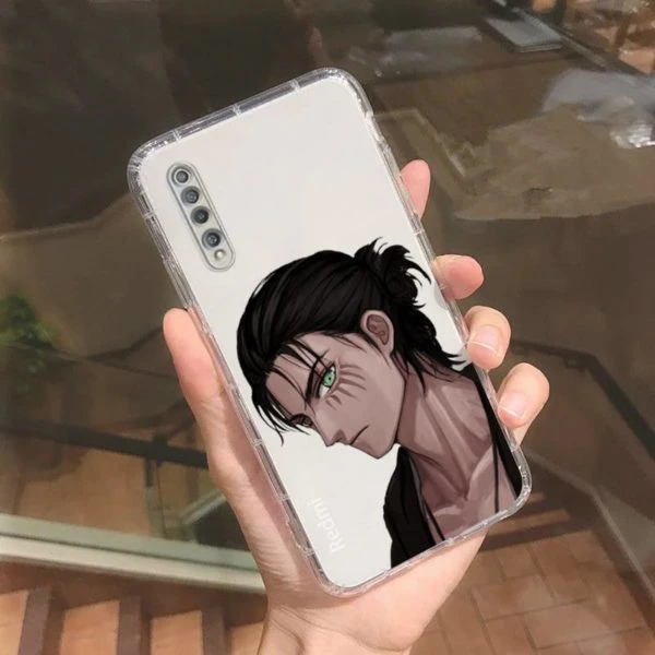Coque Xiaomi Transparente Eren Yeux Verts - District SNK 1 Coque Xiaomi Transparente Eren Yeux Verts - District SNK