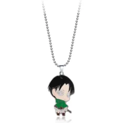 Collier Livaï Kawaii - District SNK -Titan Cosplay Soldes Magasin Livai boule