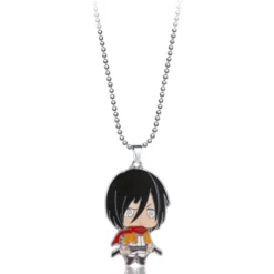 Collier Mikasa Kawai - District SNK -Titan Cosplay Soldes Magasin Mikasa boule