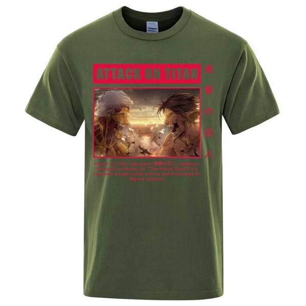 T-shirt Titan Cuirassé VS Assaillant - District SNK 4 T-shirt Titan Cuirassé VS Assaillant - District SNK – Image 4