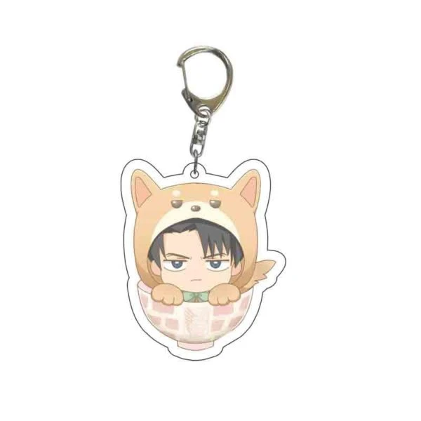 Porte Clés Chibi Livaï Chat - District SNK 1 Porte Clés Chibi Livaï Chat - District SNK