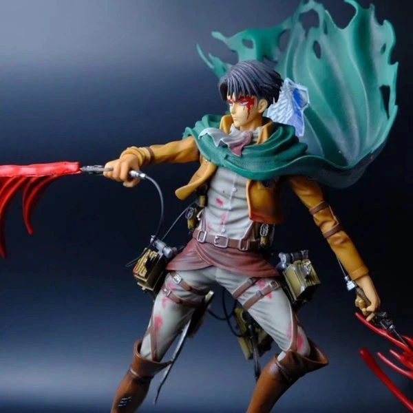 Figurine Livaï Sur Un Rocher - District SNK 5 Figurine Livaï Sur Un Rocher - District SNK – Image 5