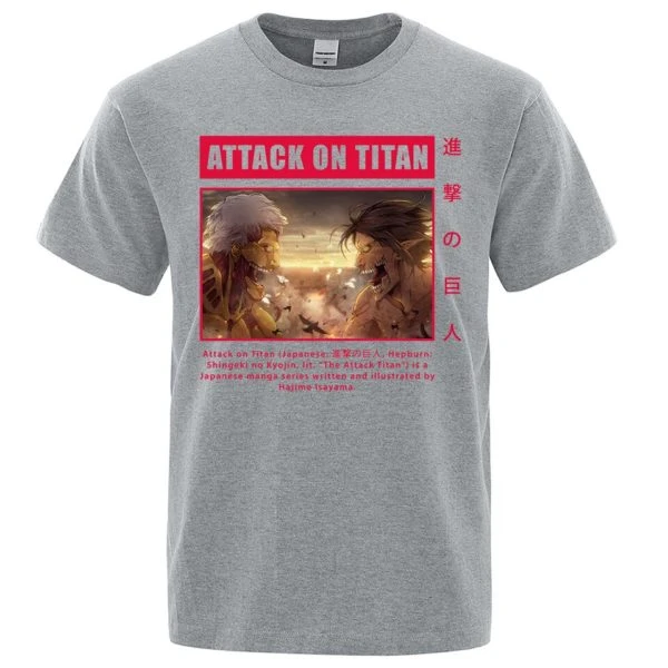 T-shirt Titan Cuirassé VS Assaillant - District SNK 5 T-shirt Titan Cuirassé VS Assaillant - District SNK – Image 5