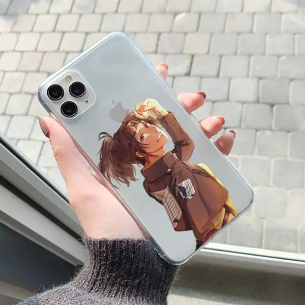 Coque IPhone Transparente Hansi Rayonnante - District SNK 1 Coque IPhone Transparente Hansi Rayonnante - District SNK