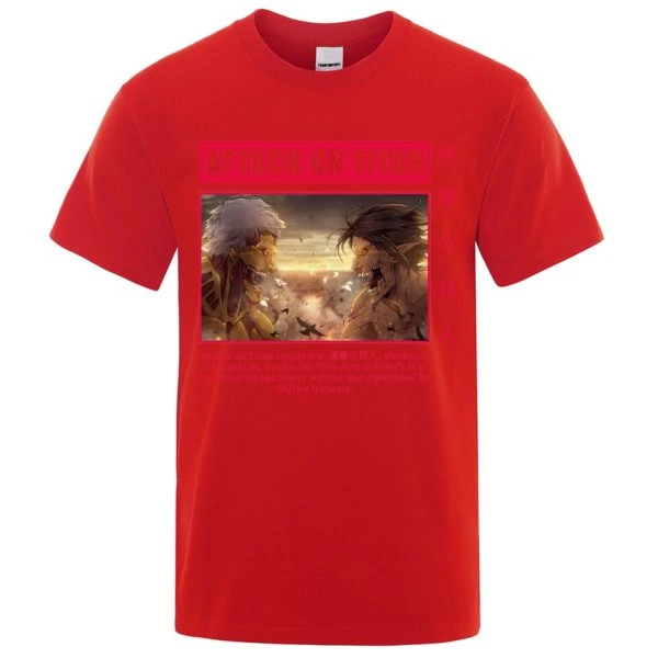 T-shirt Titan Cuirassé VS Assaillant - District SNK 9 T-shirt Titan Cuirassé VS Assaillant - District SNK – Image 9